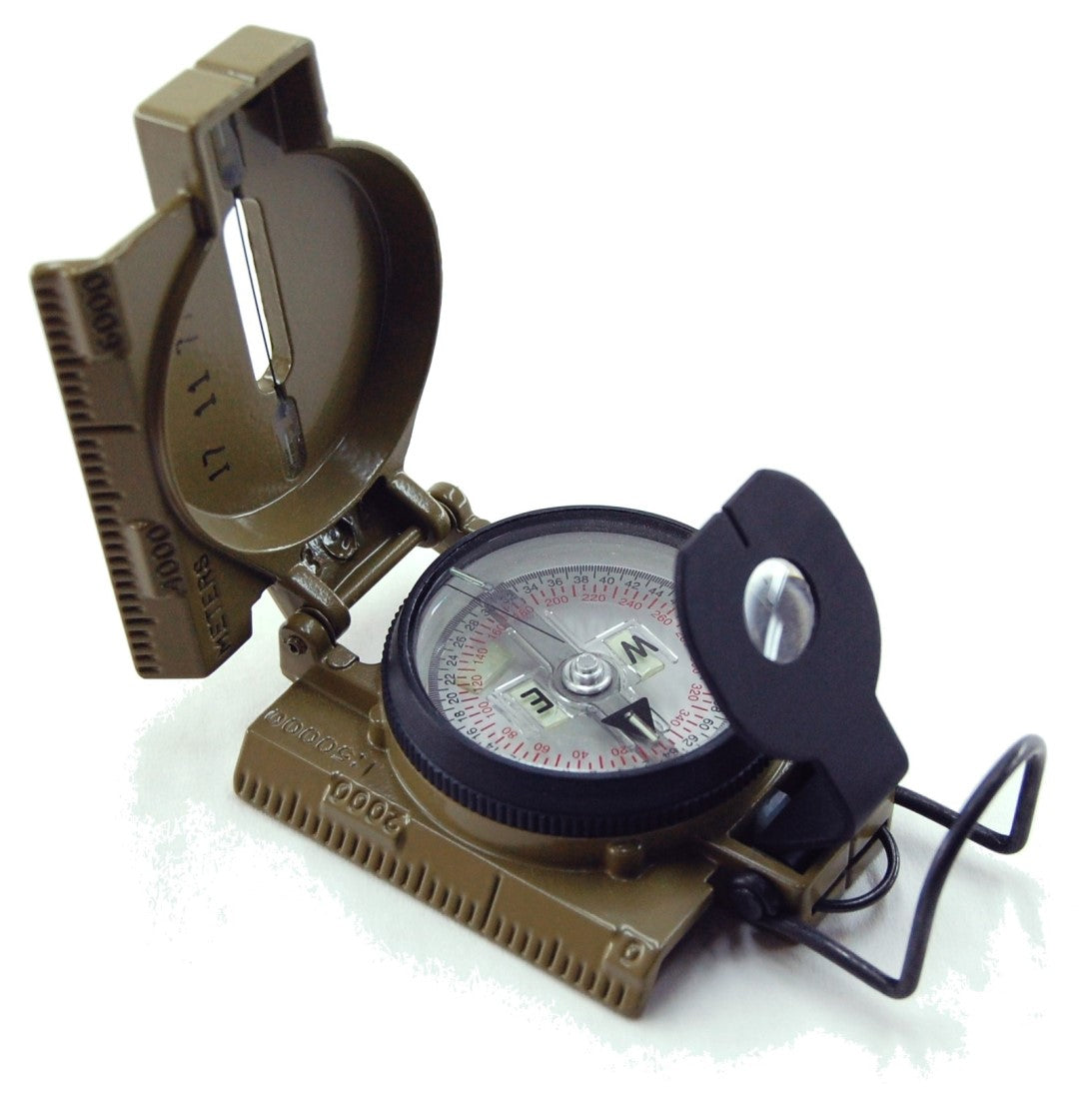 Coyote Brown 3H Tritium Lensatic Compass