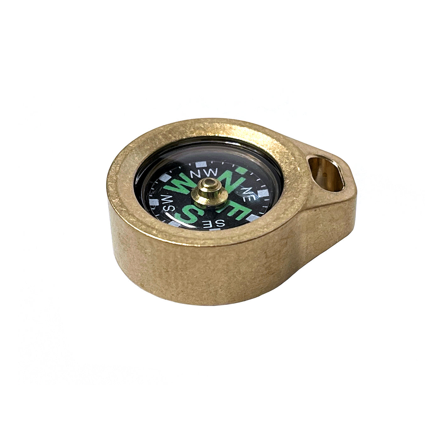 EDC Brass Compass Pendant