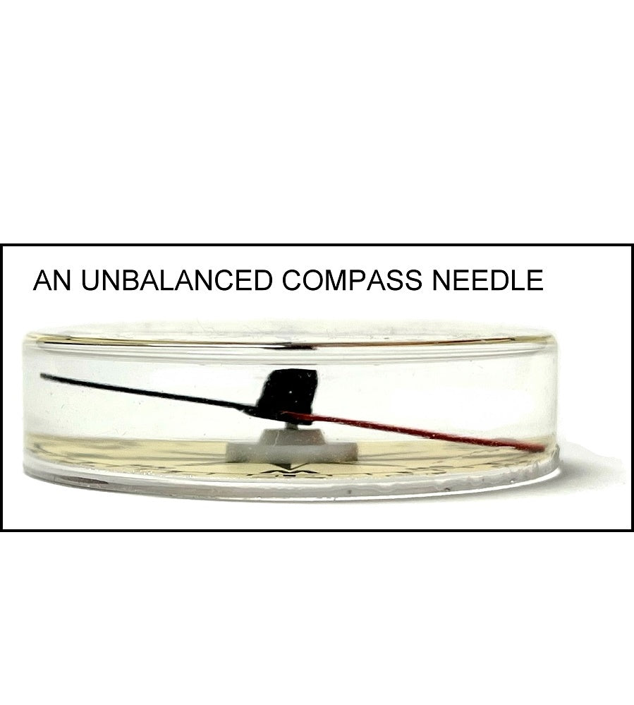 An unbalanced (Non-Global) compass needle