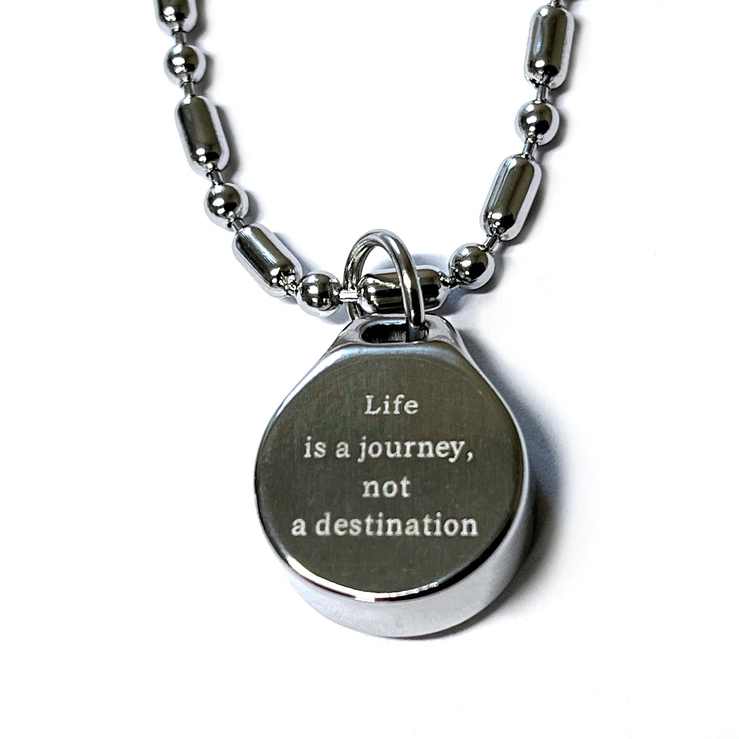 Journey Stainless Compass Necklace