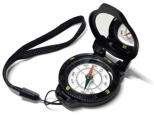 Black pocket compass - main