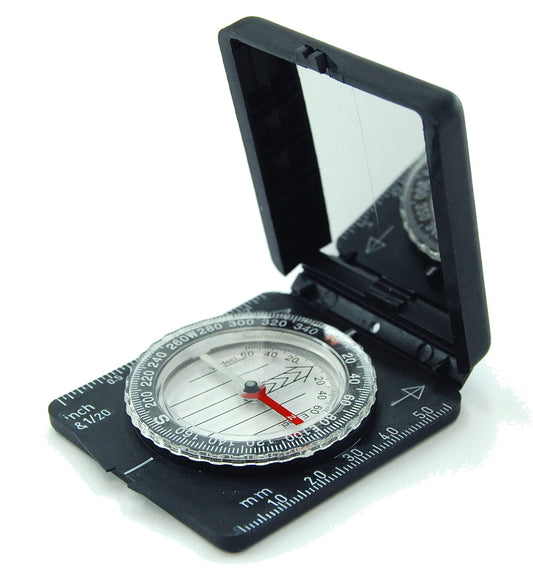 Compact Mirror Compass Open