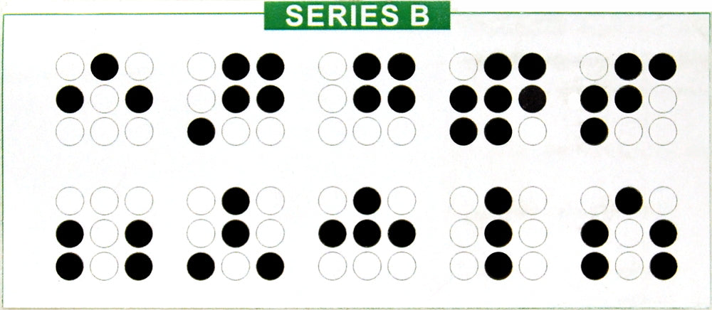 Orienteering Punch Style B - pattern details