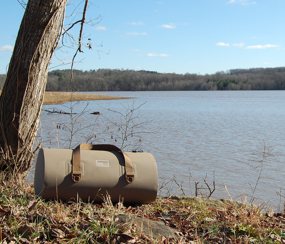 40L Allatoona Waterproof Duffel Bag - Coyote/Coyote - application