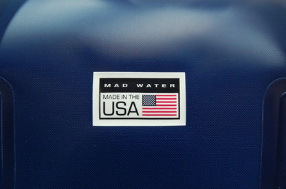 40L Allatoona Waterproof Duffel - Navy - label