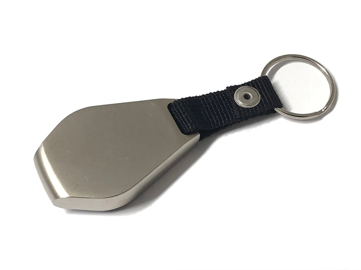 Metal Keychain compass - back
