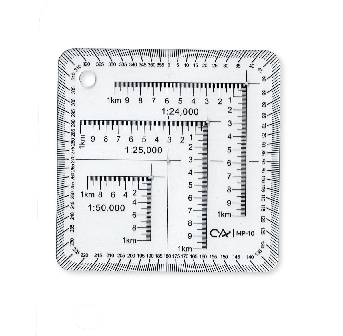 Compact UTM Corner Map Scale