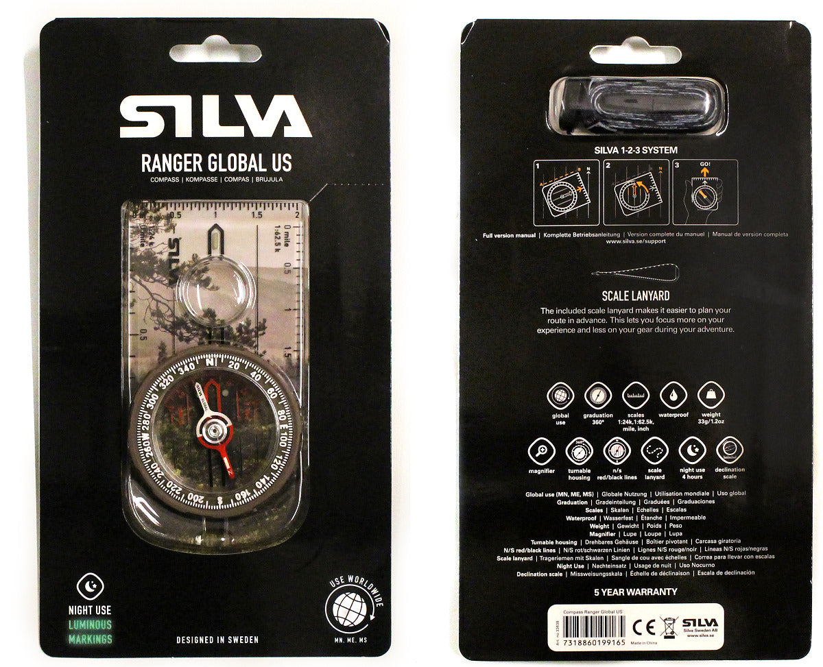 Silva Ranger Global Baseplate Compass - packaging