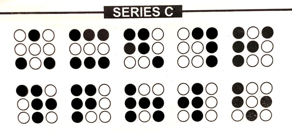 Orienteering Punch Style C - pattern details