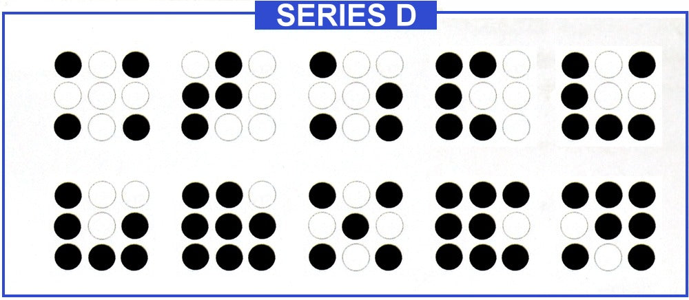 Orienteering Punch Style D - pattern details