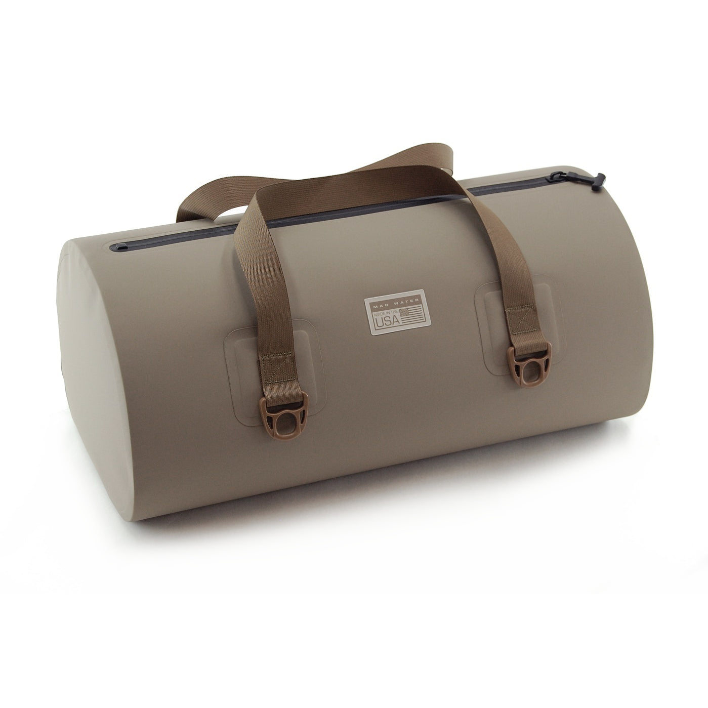 Mad Water Allatoona Waterproof Duffel Bag Coyote, 40L s, 2440 cu in/ 40 L, Color Brown, Zipper, 3' 1m, IPX7 Temporary Immersion, Material Polyurethane