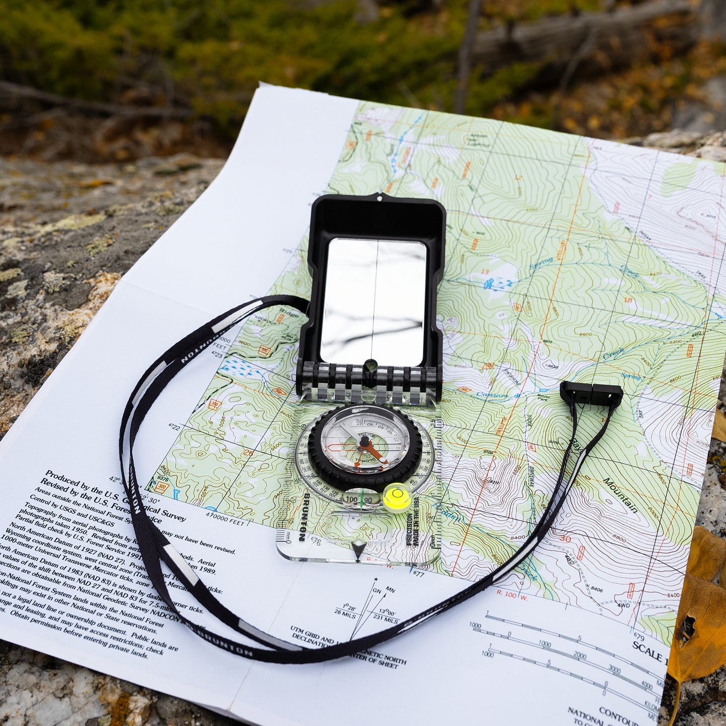 Brunton Truarc15 Luminous Sighting Mirror Compass