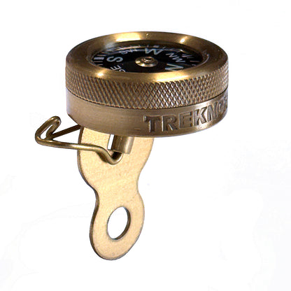 Treknor Brass Pin-On Compass