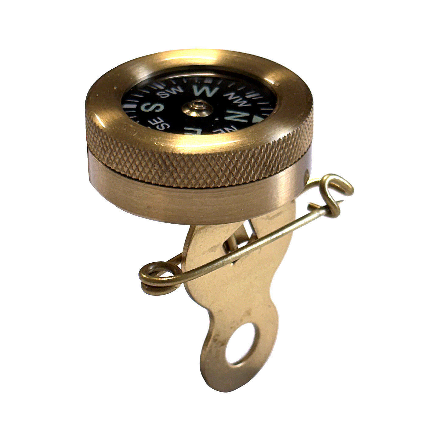 Treknor Brass Pin-On Compass