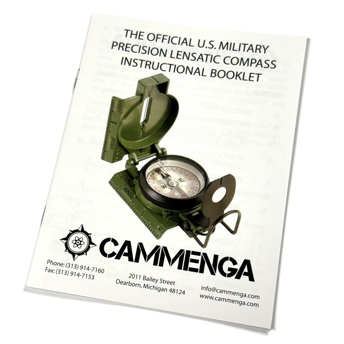 Official Cammenga Instruction Booklet