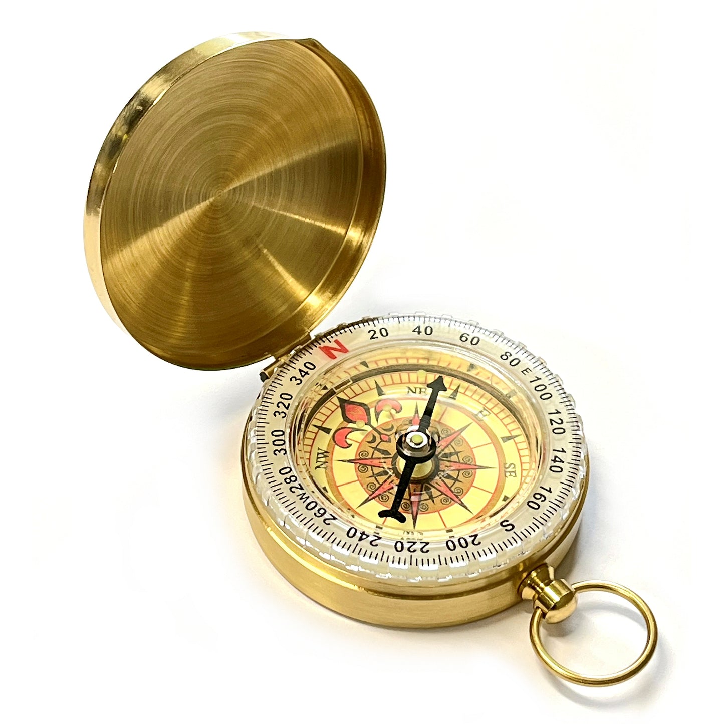 Orbit Brass Pocket Compass