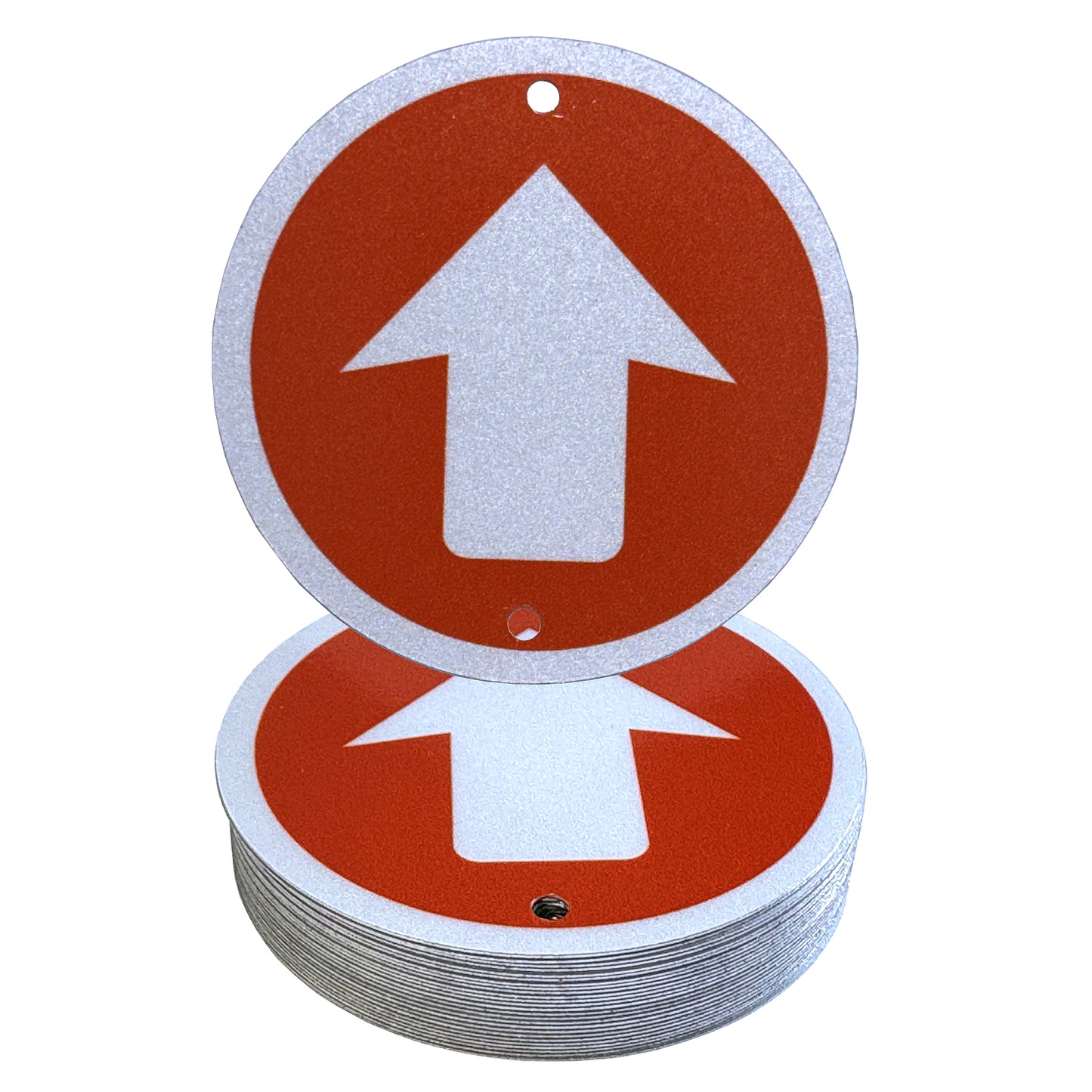 Reflective Aluminum Trail Markers, 24pack, Orange