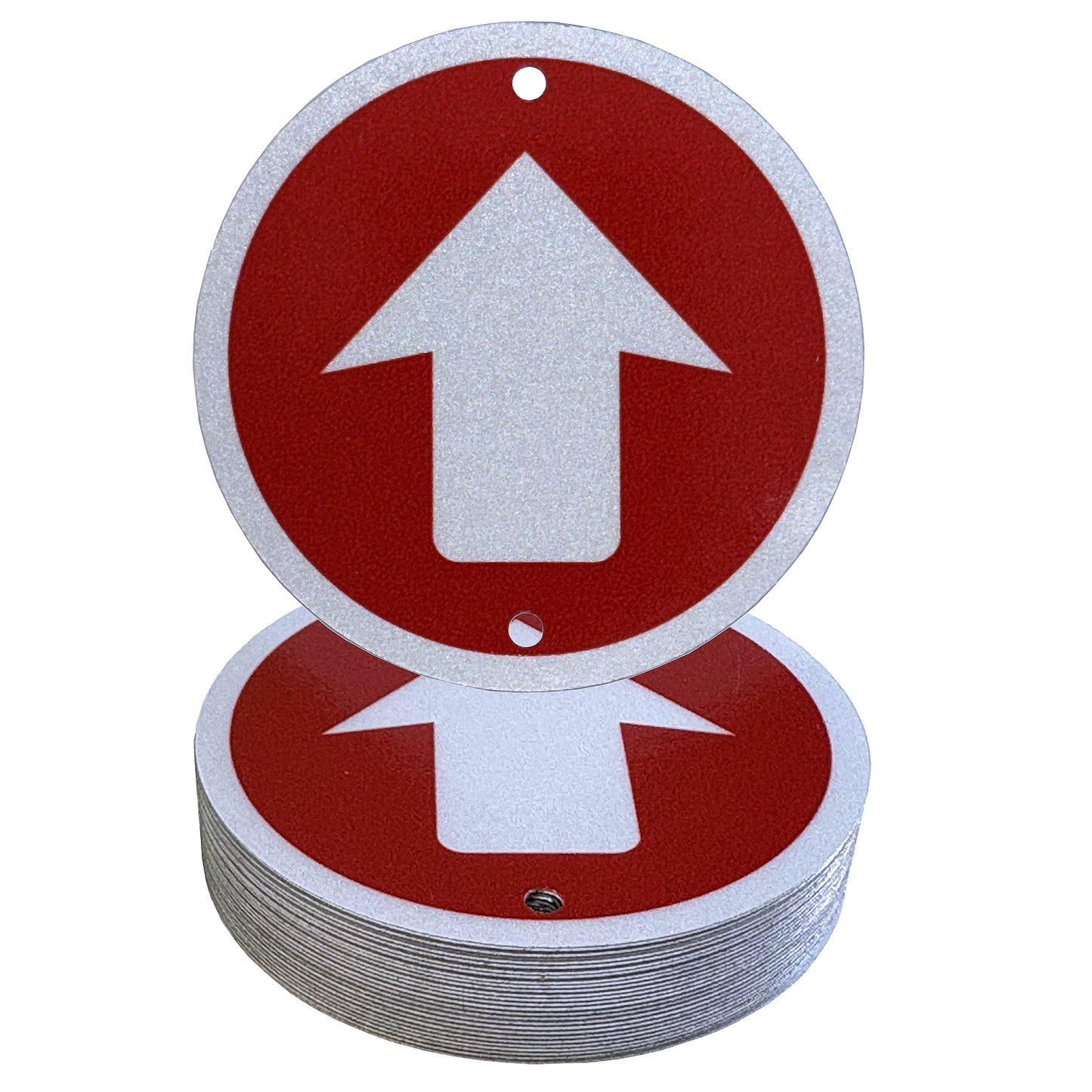 Reflective Aluminum Trail Markers, 24pack, Red