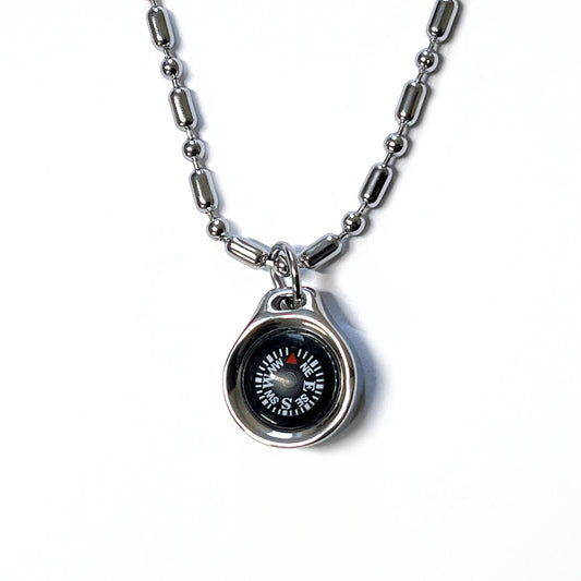 Journey Stainless Compass Necklace