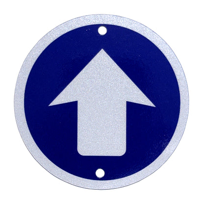 Reflective Aluminum Trail Markers, 24pack, Blue