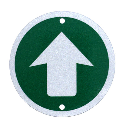 Reflective Aluminum Trail Markers, 24pack, Green