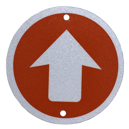 Reflective Aluminum Trail Markers, 24pack, Orange