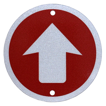 Reflective Aluminum Trail Markers, 24pack, Red