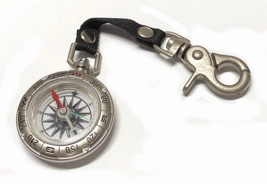 Pocket Compass with Snap Hook - main