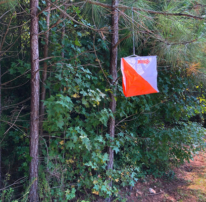 Orienteering Marker Flag in the woods