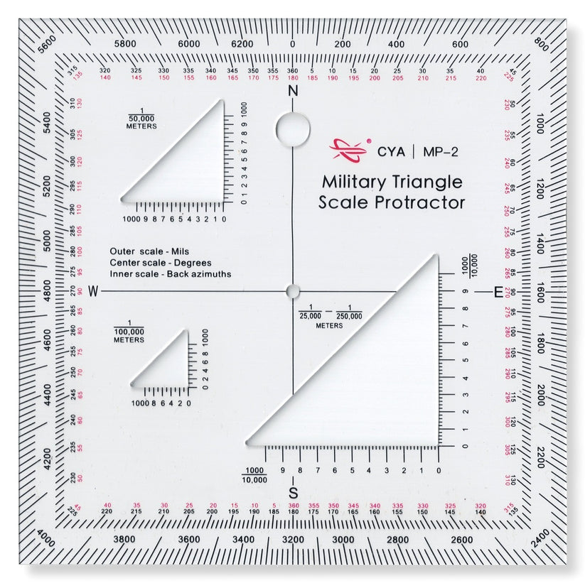 MGRS Military Coordinate Scale Protractor – The Compass Store