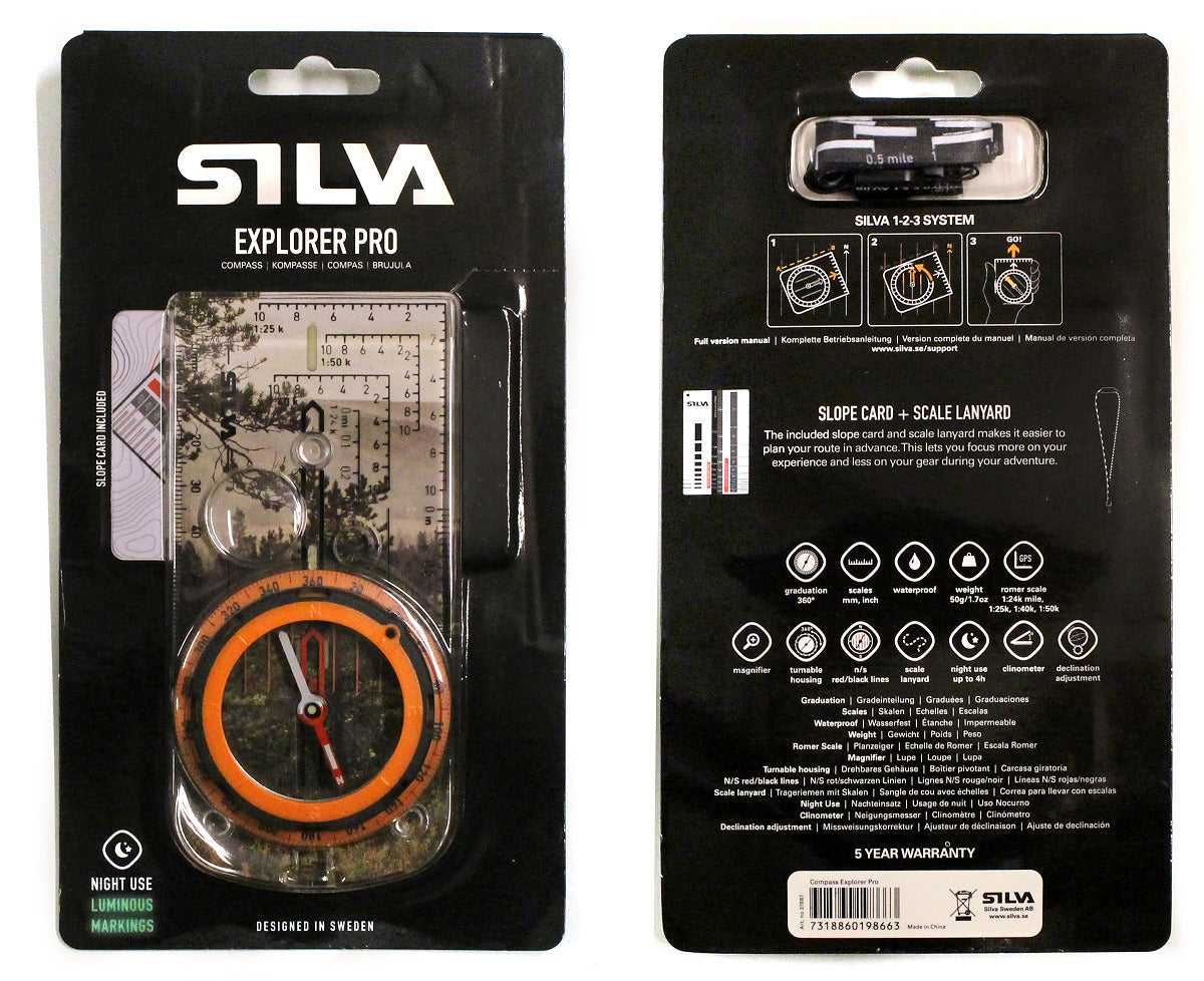 Silva Explorer PRO Map Compass - packaging