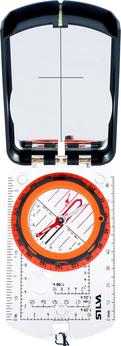 Silva Ranger 2.0 Mirror Compass - Orange - top view