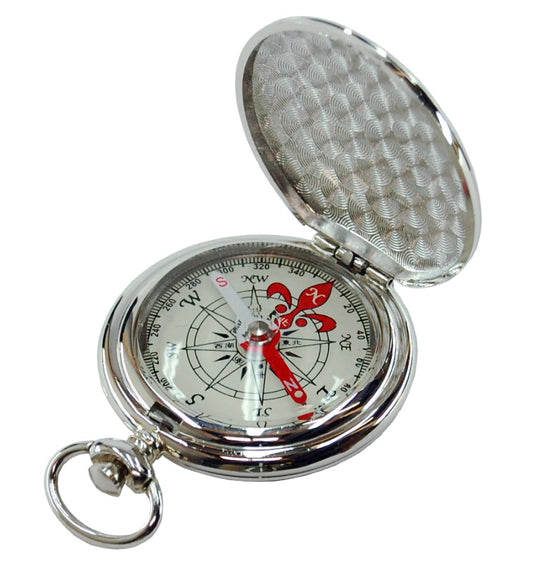 Treknor Pocket Compass - Silver, main open